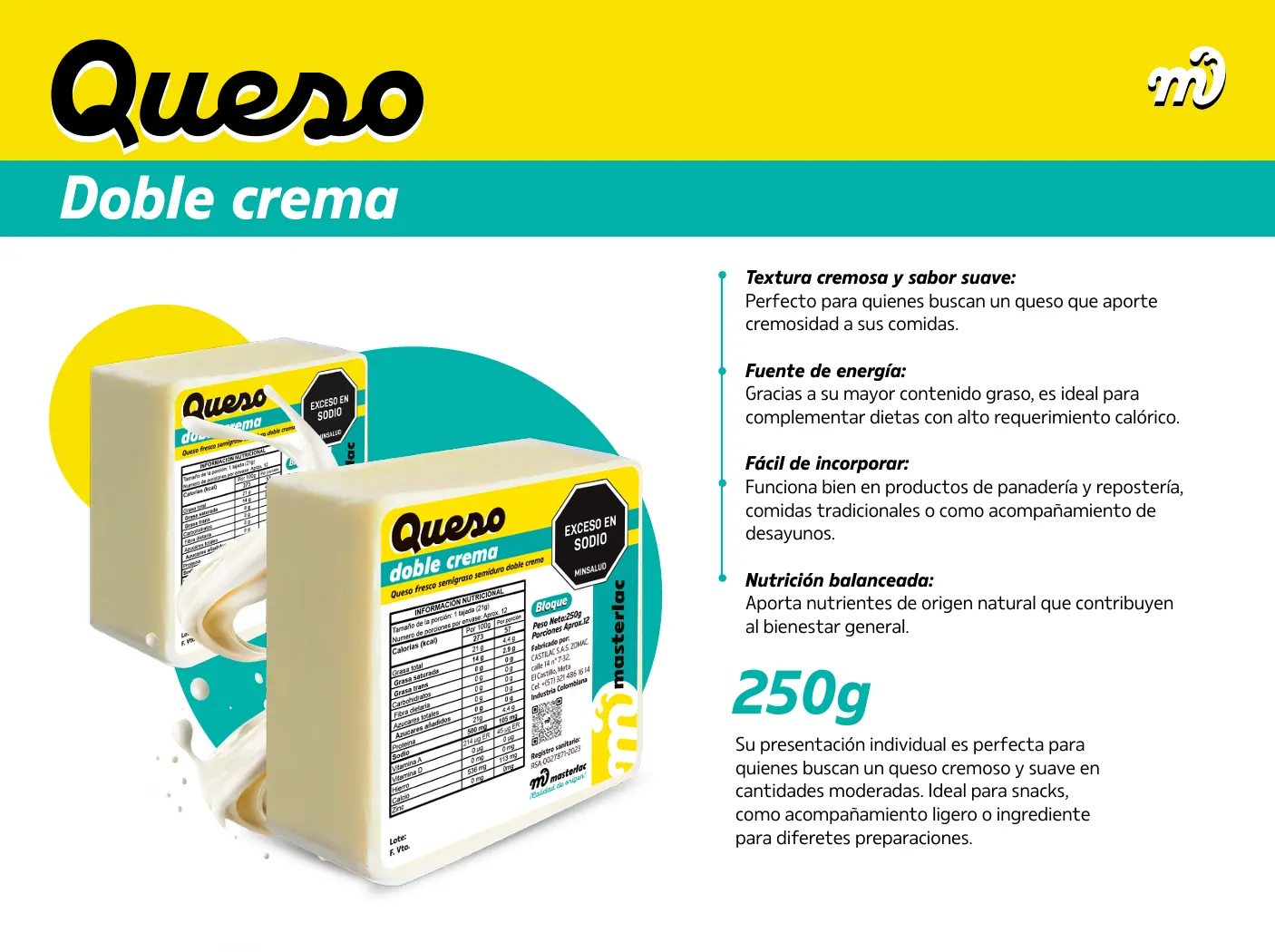 Queso costeño 250gr