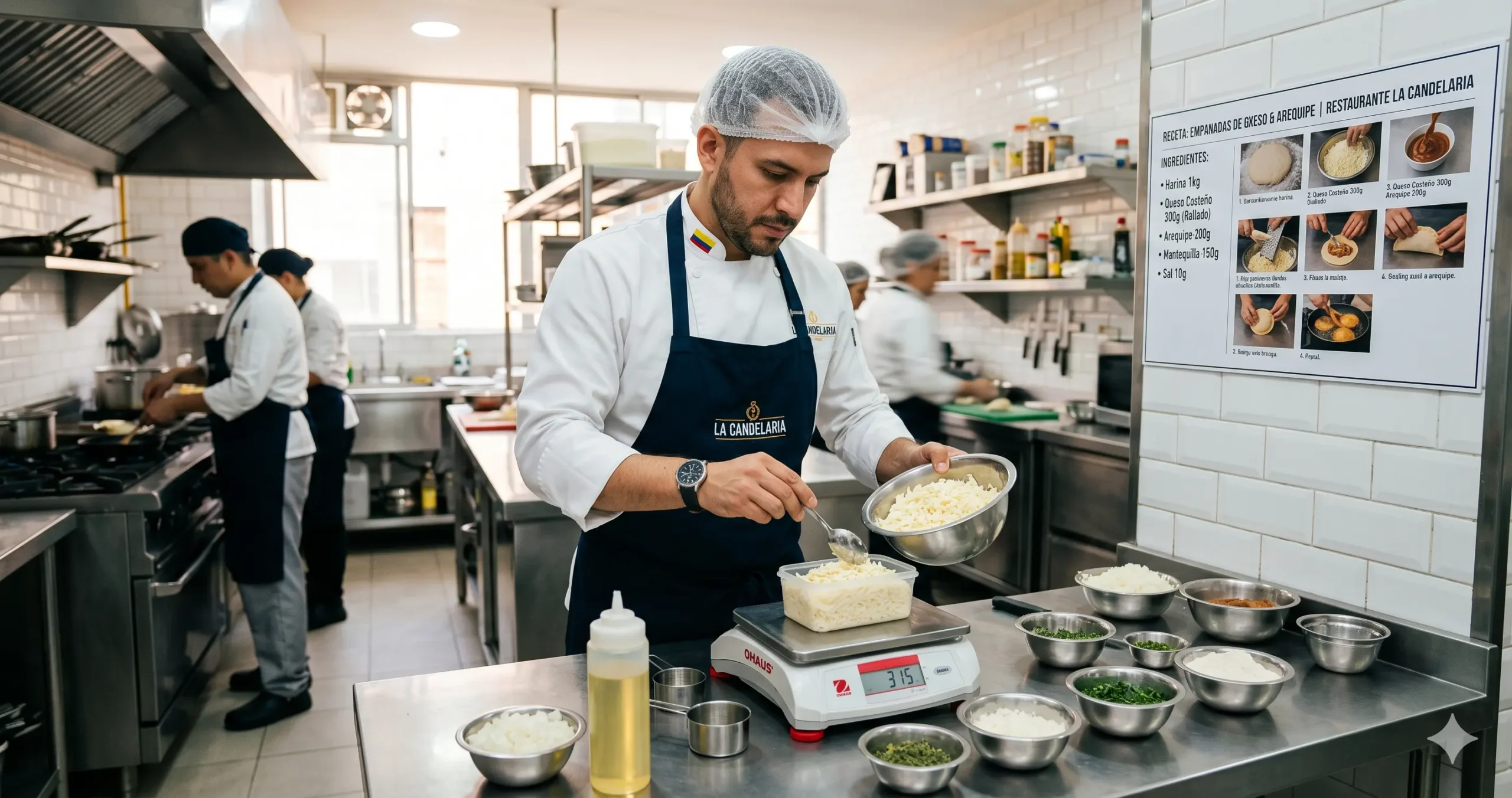 Chef en cocina